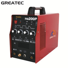 Machine de soudage TIG à impulsions à courant alternatif à courant alternatif (TIG200P)
